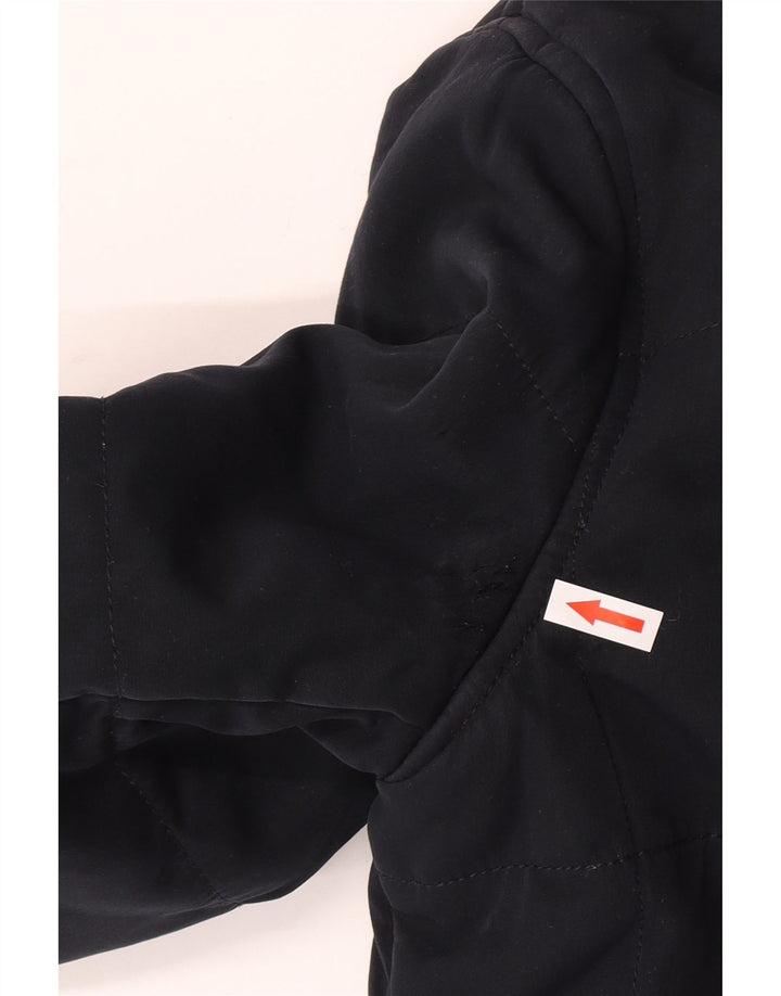 Jack & Jones Windbreaker-jakke med hætte til mænd UK 36 Small Navy Blue Polyester