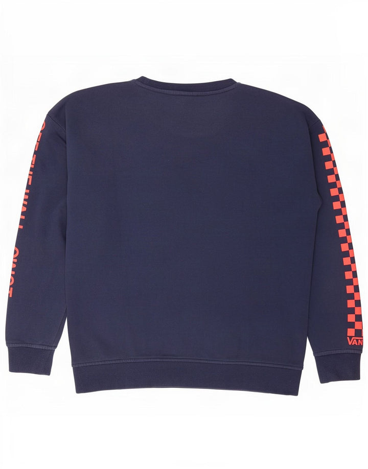 Vans Graphic Sweatshirt Jumper til kvinder XS Navy Blue