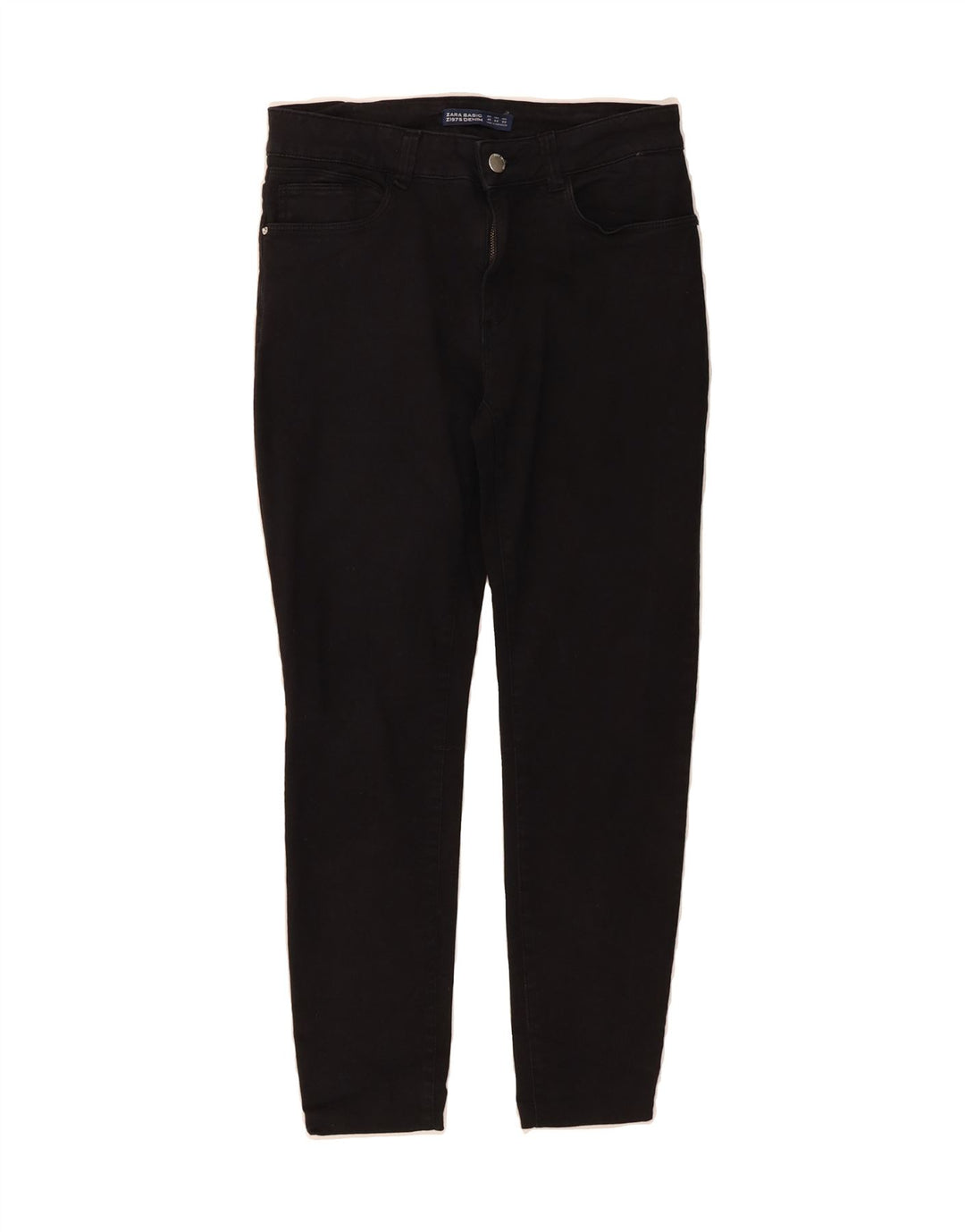 ZARA Womens Skinny Cropped Jeans EU 40 Medium W30 L25 Black Vintage Zara and Second-Hand Zara from Messina Hembry 