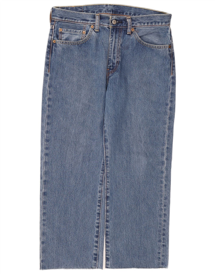 Levi's Herre 751 Cropped Straight Jeans W32 L24 Blå Bomuld