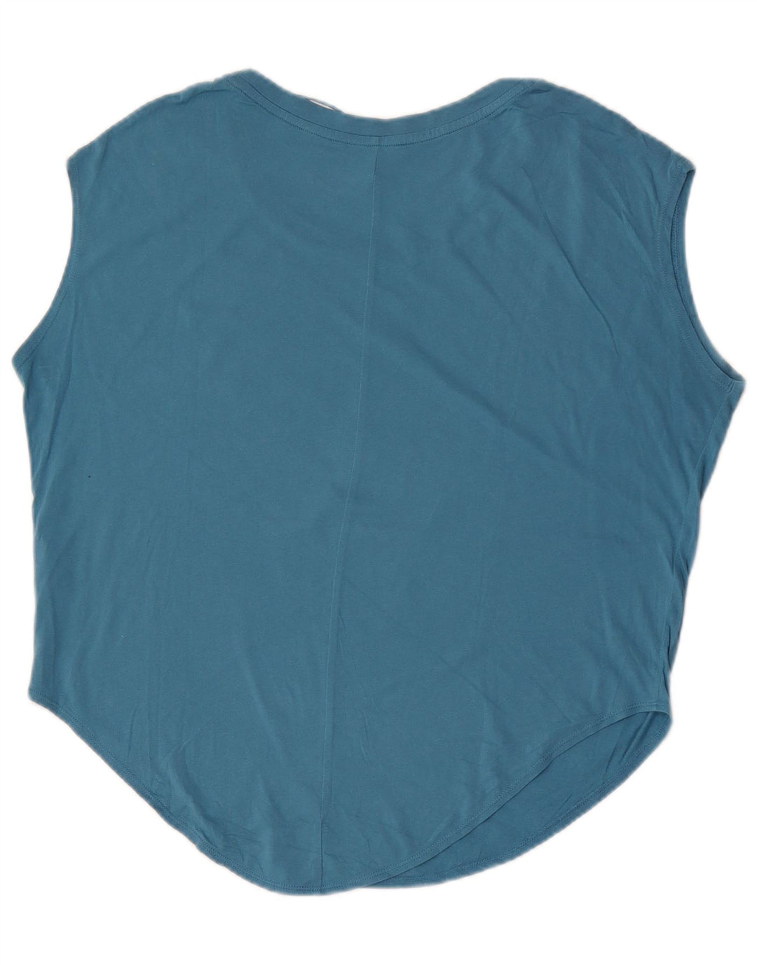 Nike Dame Oversized Grafisk Vest Top UK 14 Stor Blå Bomuld