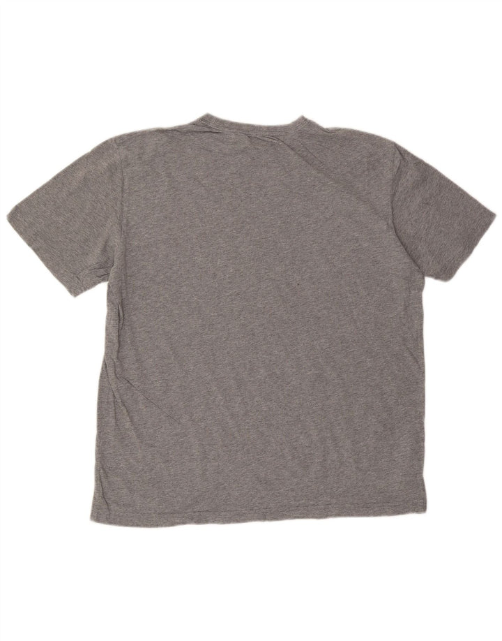 DOCKERS Herre T-Shirt Top Stor Grå Bomuld