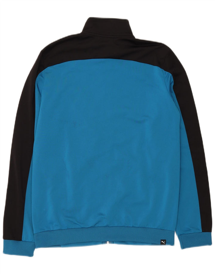 Puma Træningsdragt Topjakke til drenge 15-16 år Blå Colourblock Polyester