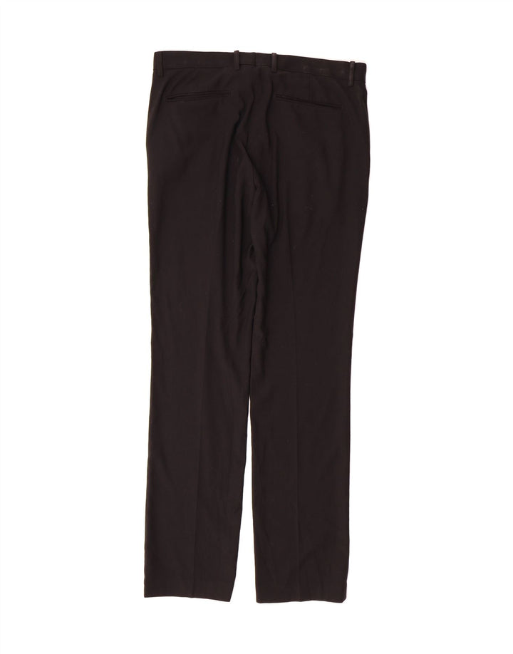 MOSSIMO Mens Slim Fit Casual Trousers W34 L34 Black Polyester Vintage Mossimo and Second-Hand Mossimo from Messina Hembry 