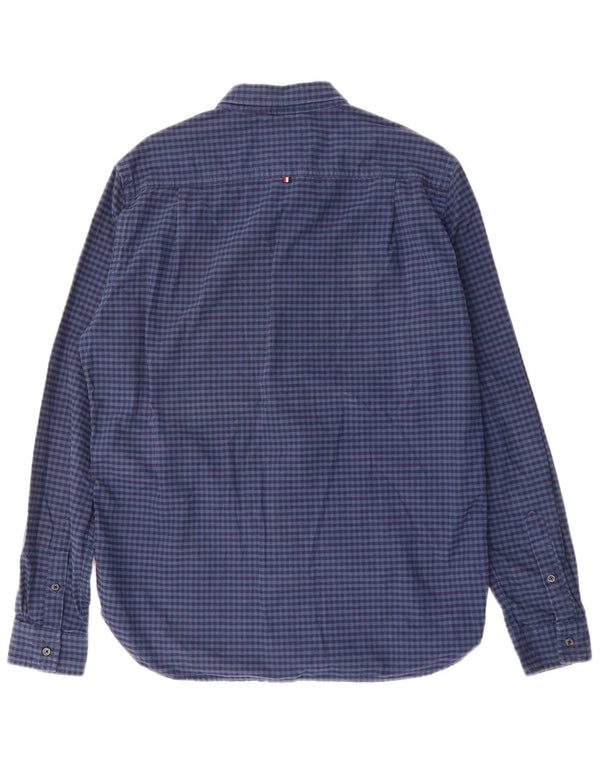 SUPERDRY Herreskjorte XL Marineblå Gingham