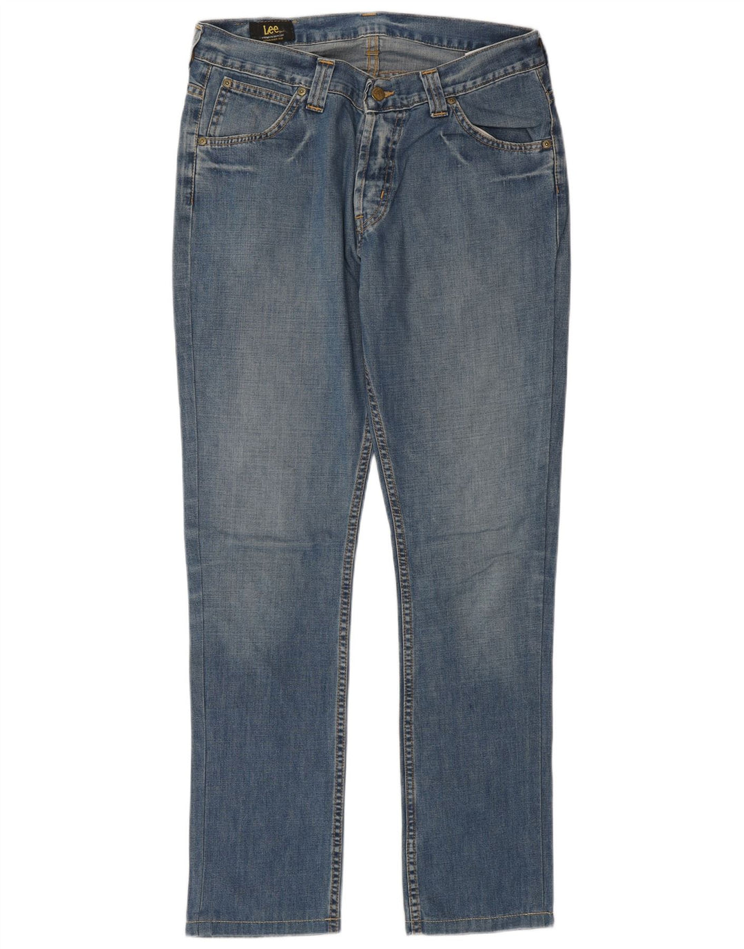 LEE Herre Roscoe Slim Jeans W32 L34 Blå Bomuld