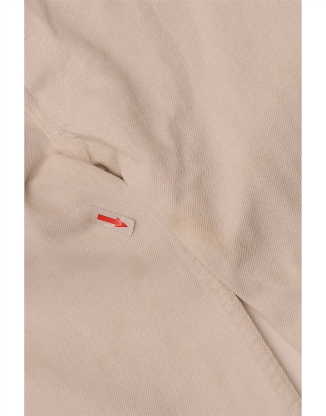 Levi's Dame 501 Straight Jeans W28 L32 Hvid Bomuld