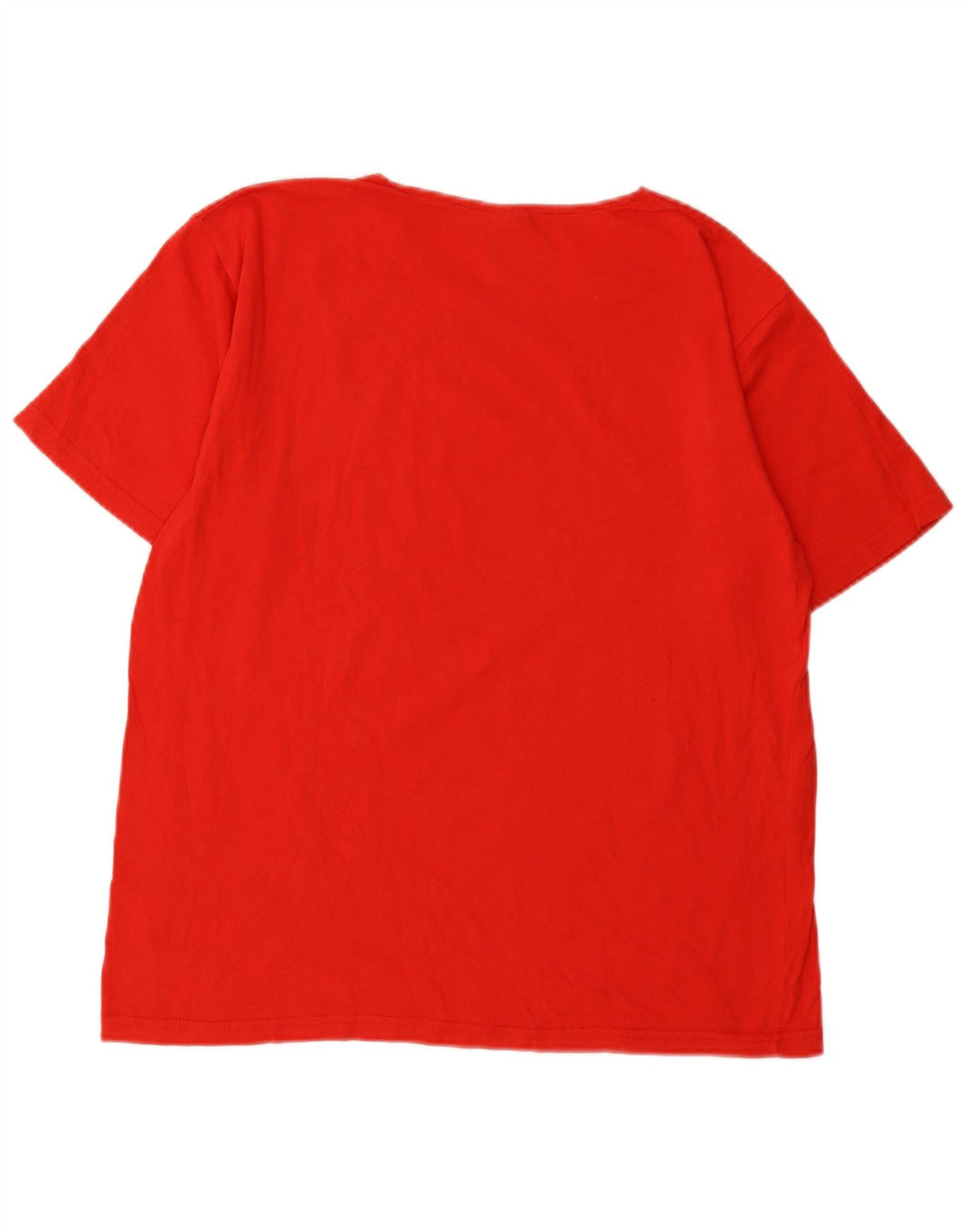 Reebok Herre Grafisk T-Shirt Top Stor Rød Bomuld