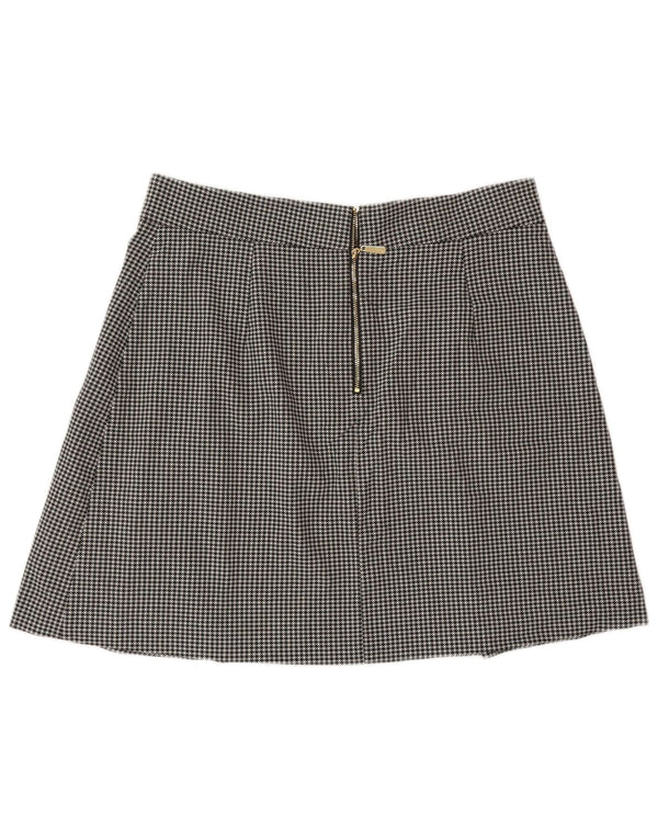 Marks & Spencer Dame-mininederdel UK 14 Medium W30 Black Houndstooth