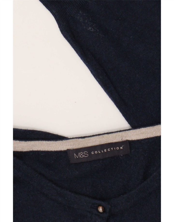 Marks & Spencer Dame Cardigan Sweater UK 16 Large Navy Blue