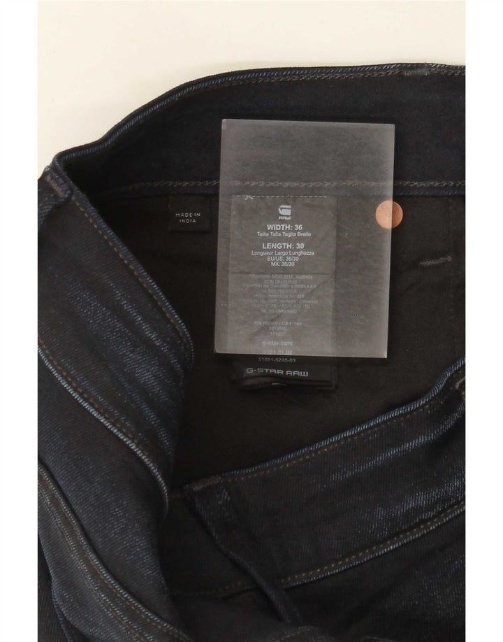 G-Star Herre 3301 Slim Jeans W36 L30 Marineblå Bomuld