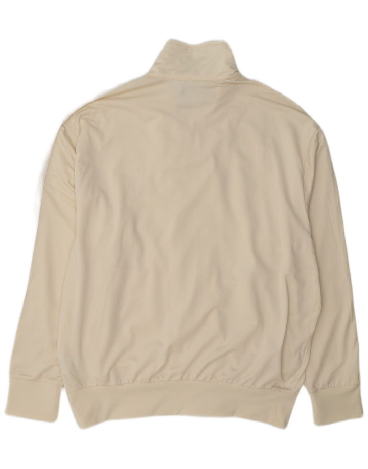 Adidas Træningsdragt til mænd Topjakke XL Off White Polyester