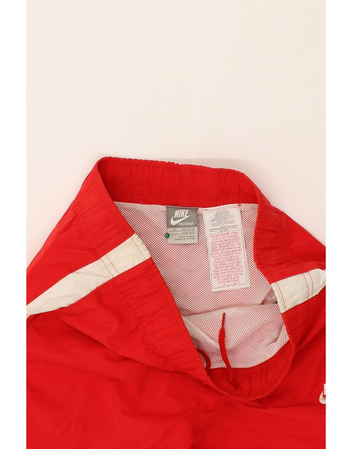 NIKE Boys Sport Shorts 11-12 Years Medium Red Polyester Vintage Nike and Second-Hand Nike from Messina Hembry 