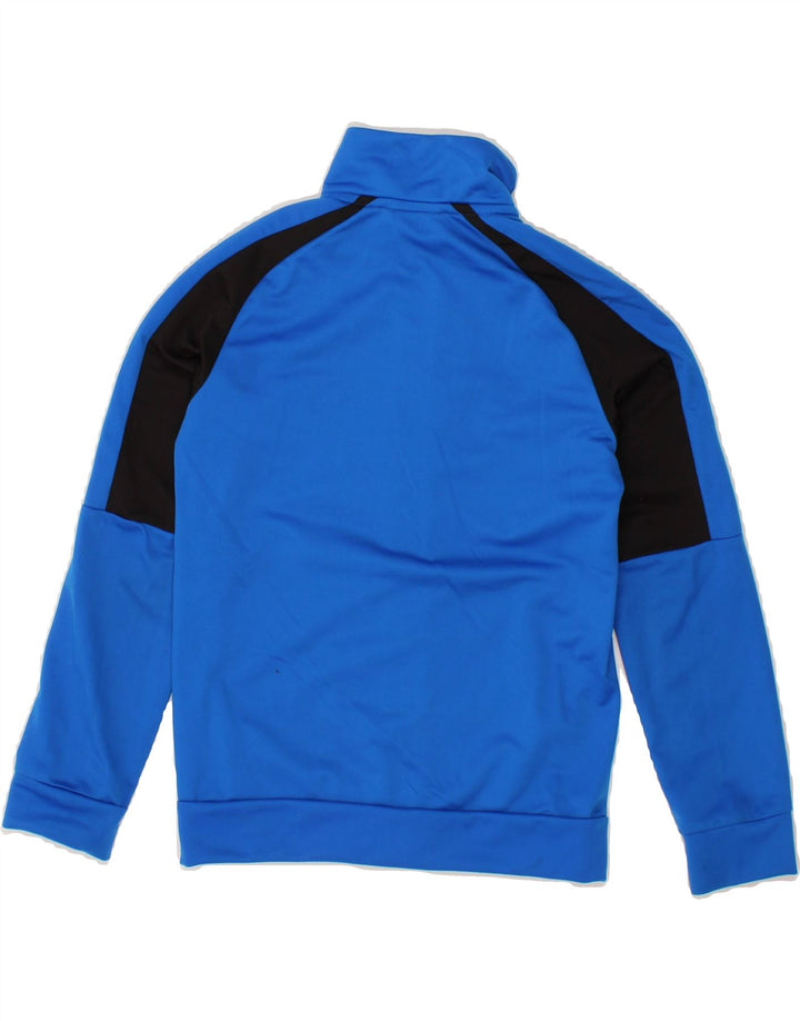 PUMA Boys Graphic Tracksuit Top Jacket 9-10 Years Medium Blue Colourblock Vintage Puma and Second-Hand Puma from Messina Hembry 