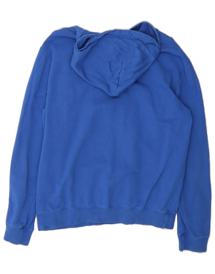 CHAMPION Mens Graphic Hoodie Jumper Large Blue Vintage Champion and Second-Hand Champion from Messina Hembry 
