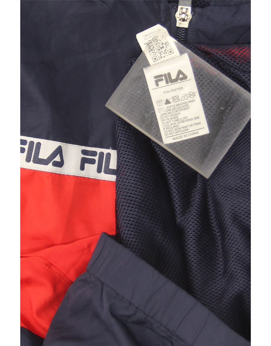 Fila Boys Grafisk træningsdragt Topjakke 11-12 år Navy Blue Colourblock
