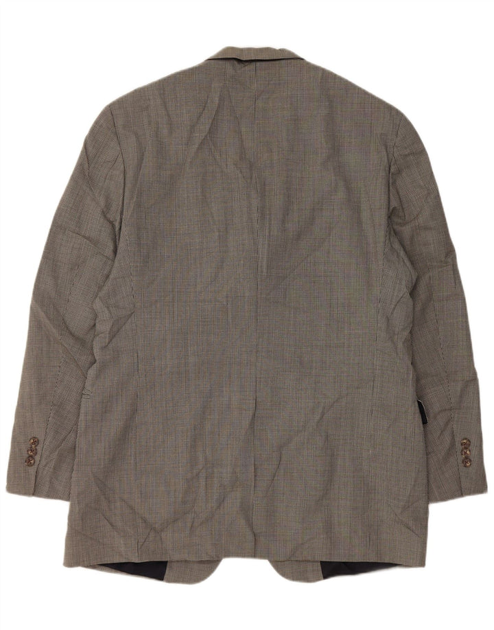 Tommy Hilfiger Herre 3-knaps blazerjakke UK 40 Large Grey Houndstooth