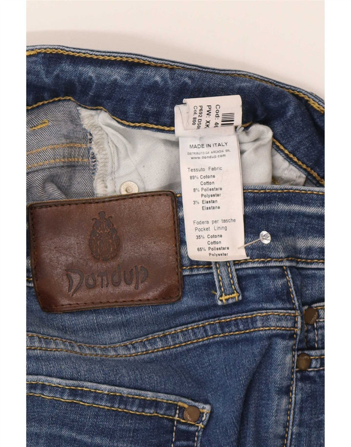 Dondup Dame Slim Jeans W29 L27 Blå Bomuld