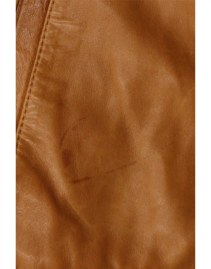 Vintage herre læderjakke UK 40 Stor brunt læder