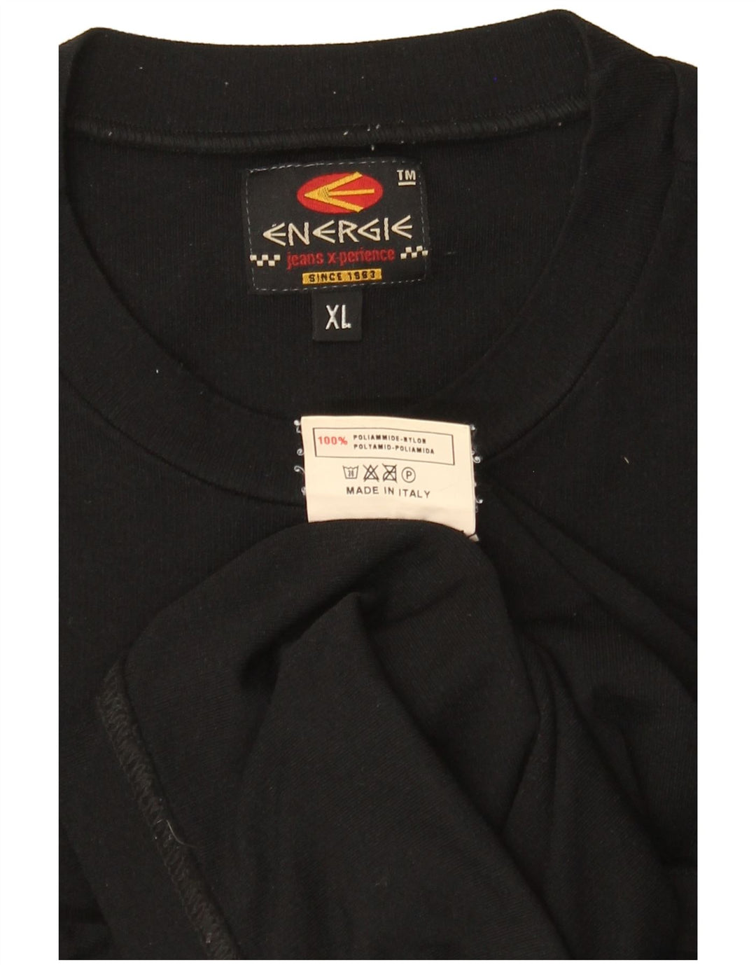 Energie Boys T-Shirt Top 15-16 år XL Sort Polyamid