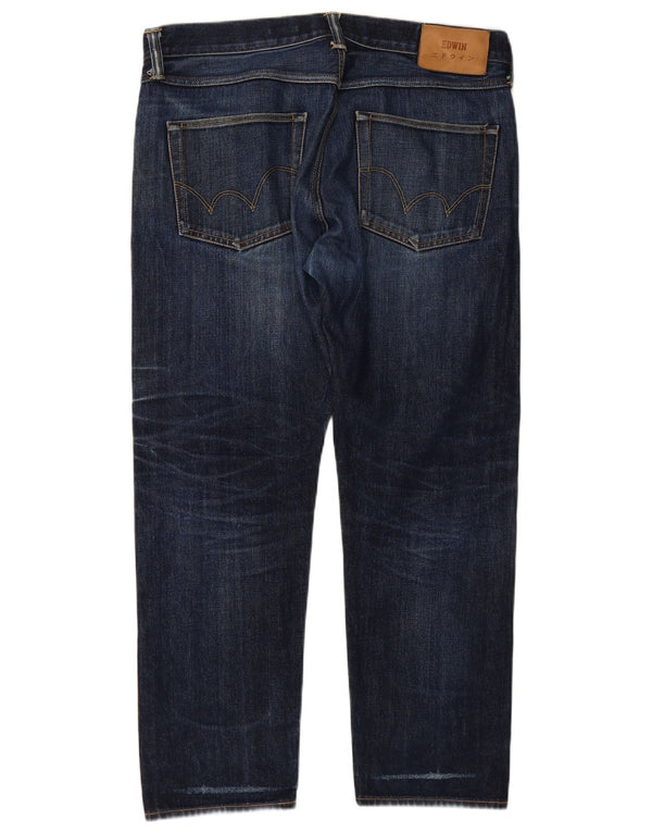 EDWIN Straight jeans til mænd W36 L30 Marineblå