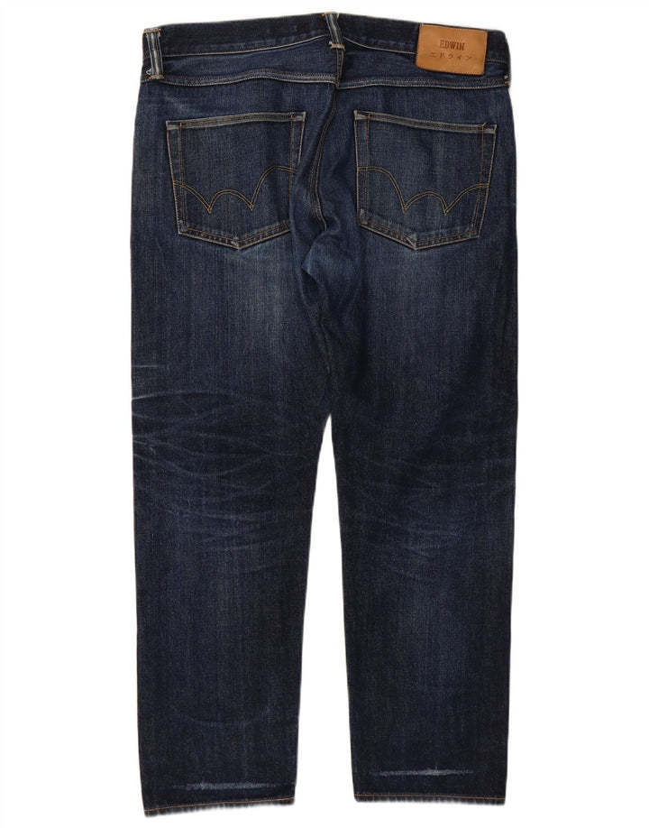 EDWIN Straight jeans til mænd W36 L30 Marineblå