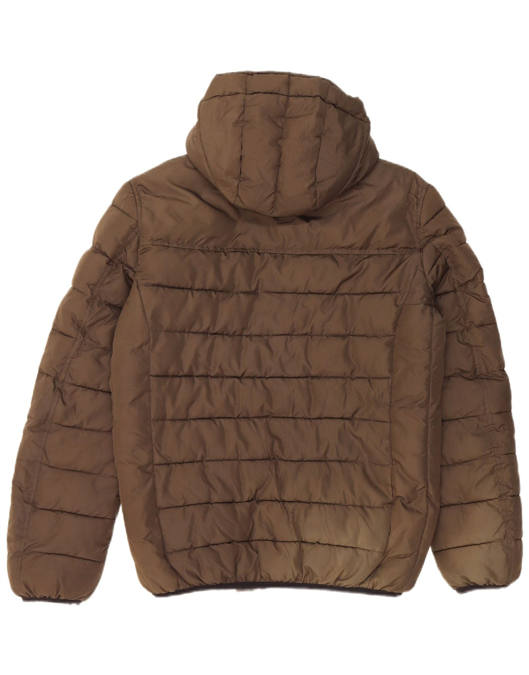 Champion Herre hættepolstret jakke UK 38 Medium Khaki Polyester