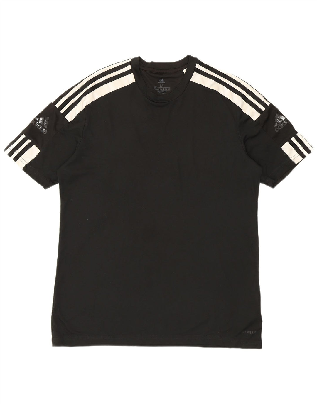 Adidas Herre Aeroready Grafisk T-Shirt Top Medium Sort Colourblock