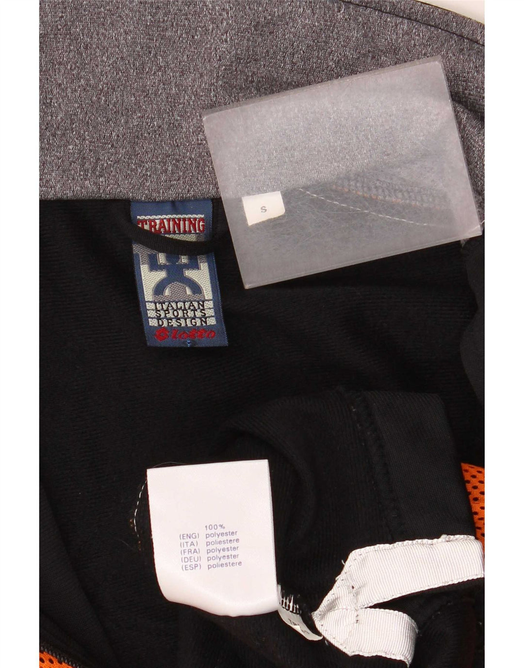 Lotto Herre grafisk træningsdragt Topjakke Lille Orange Colourblock Polyester
