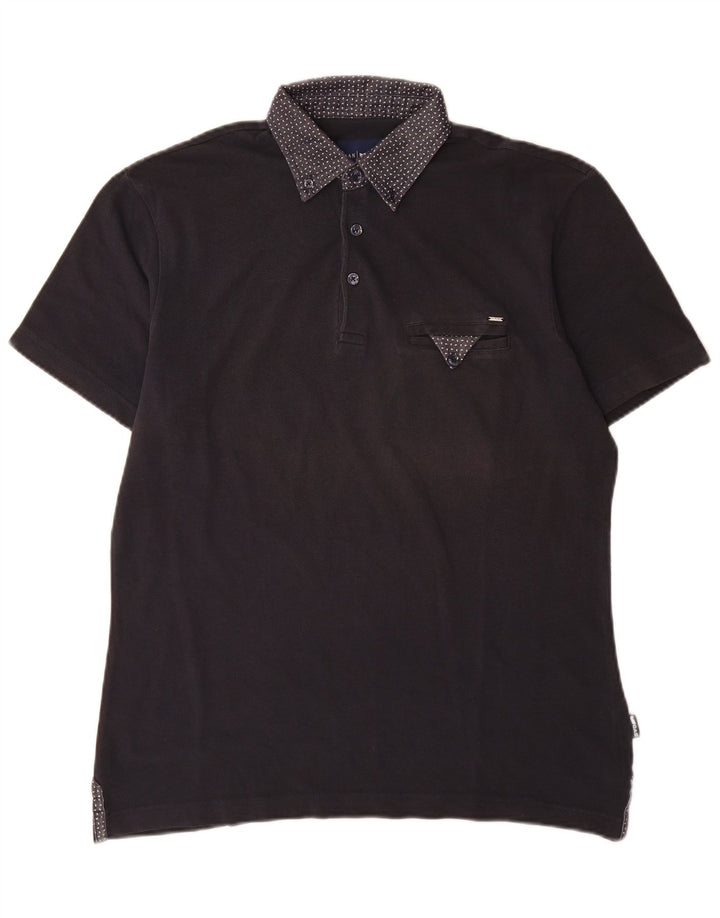 Gas Poloshirt til mænd Large Navy Blue