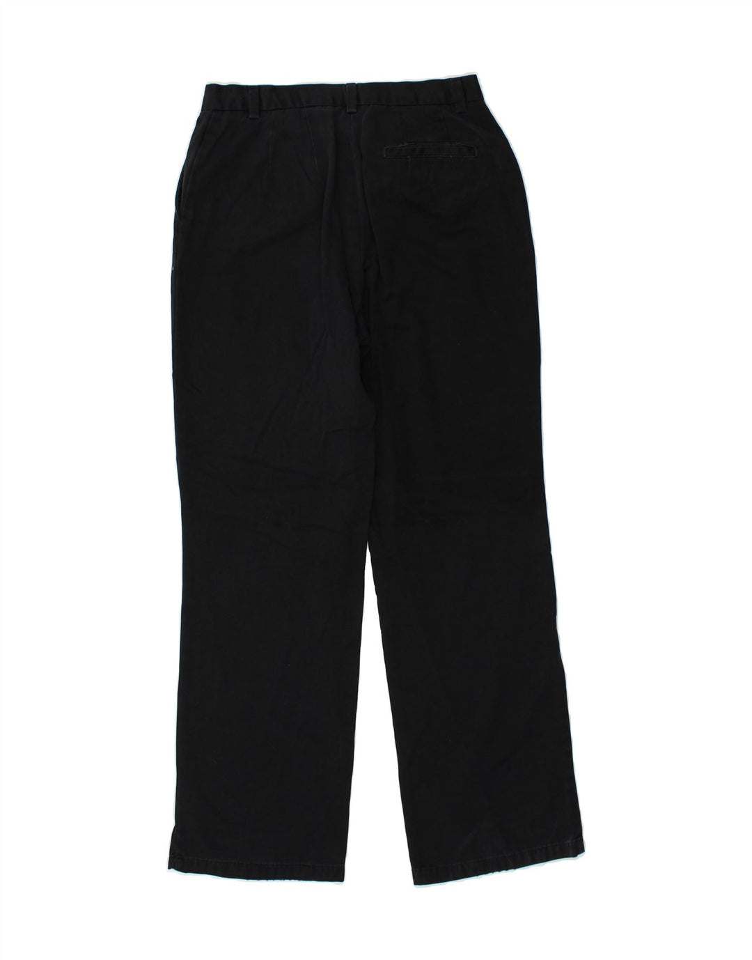EDDIE BAUER Womens Straight Chino Trousers US 8 Medium W28 L30 Black | Vintage Eddie Bauer | Thrift | Second-Hand Eddie Bauer | Used Clothing | Messina Hembry 