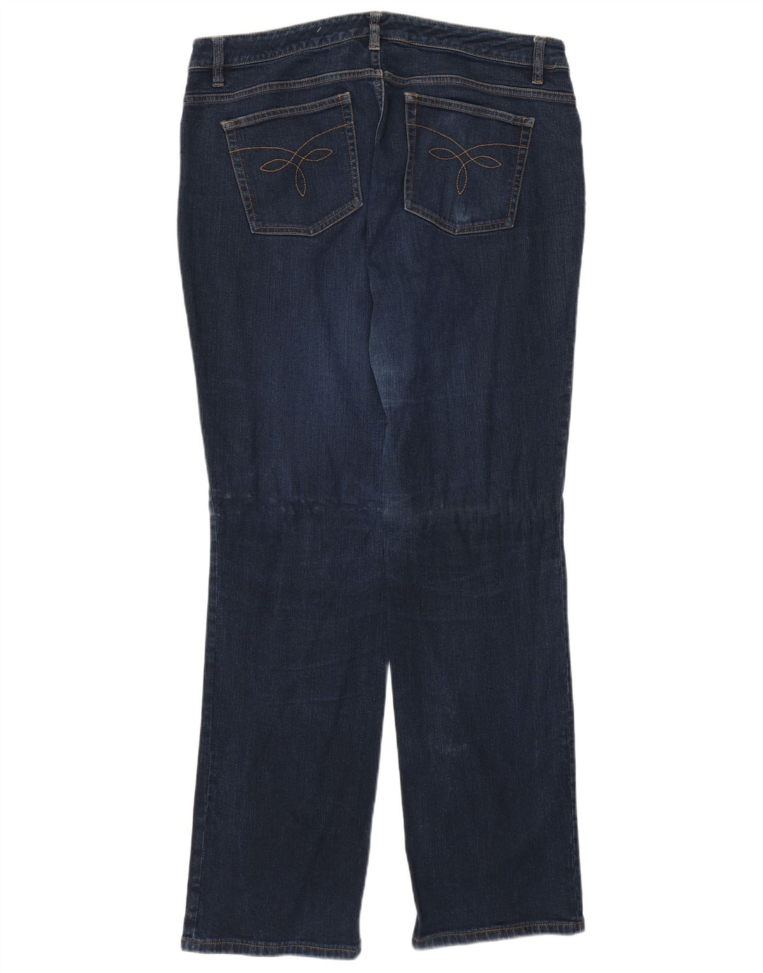 Chaps Lige Dame Jeans US 14 XL W38 L31 Blå Bomuld