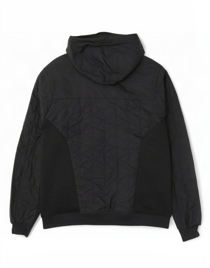 Under Armour Herre Hooded Quilted Jacket UK 40 Large Navy Blue Polyester