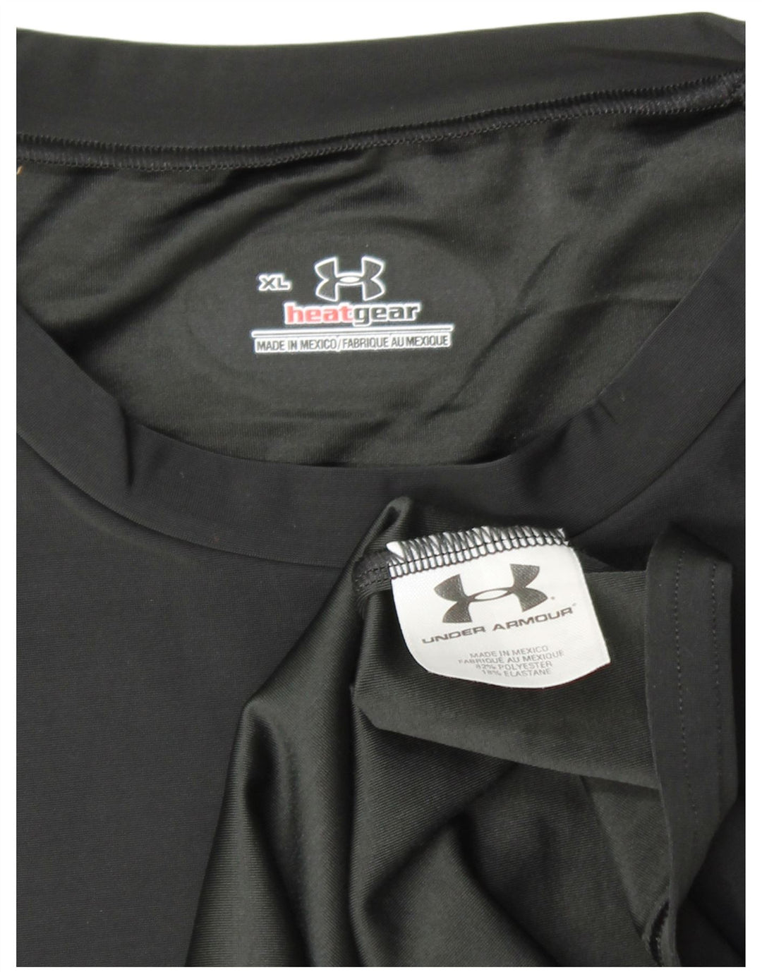 UNDER ARMOUR Boys Heat Gear Vest Top 13-14 år XL Sort Polyester