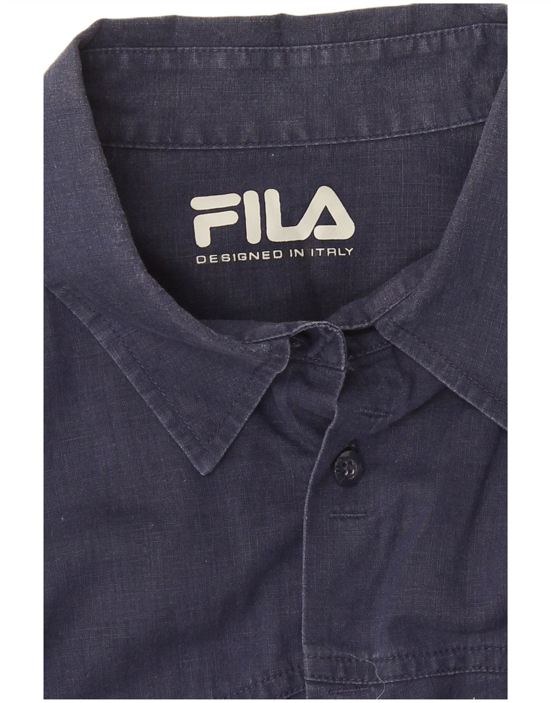 Fila Herre Military Kortærmet Shirt Medium Navy Blue