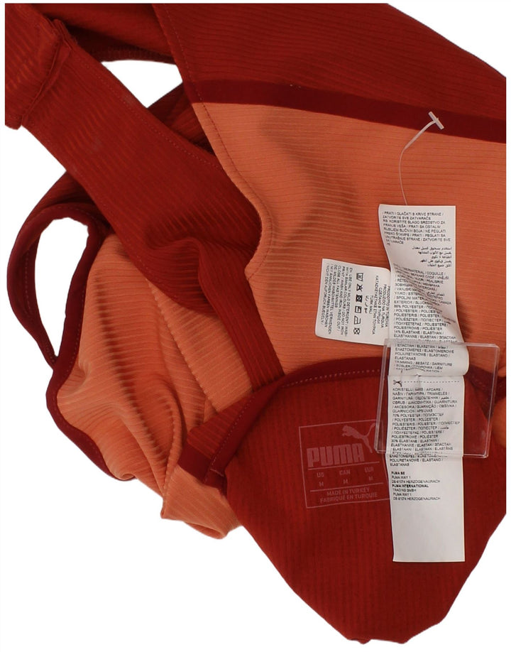 Puma Badetøj til kvinder Medium Orange Colourblock Polyester Sports