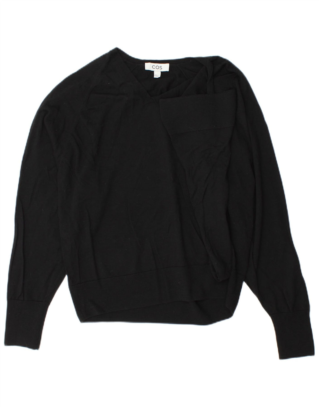 Cos Dame Oversized V-hals sweater UK 6 XS Sort