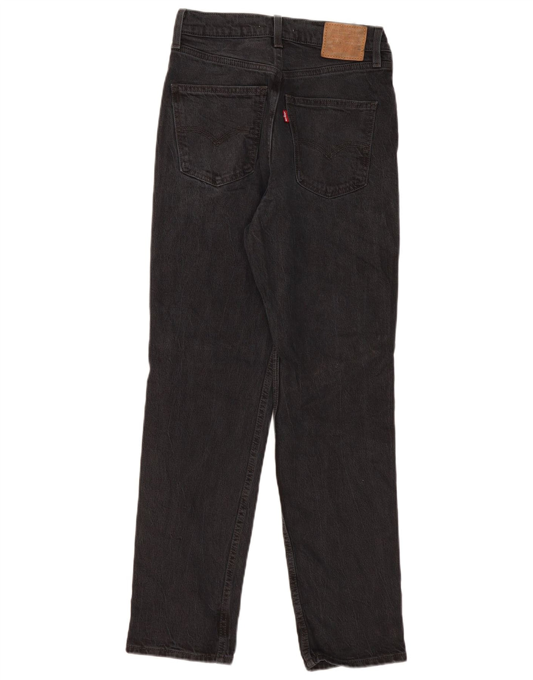 Levi's koniske jeans til kvinder W26 L29 sort bomuld