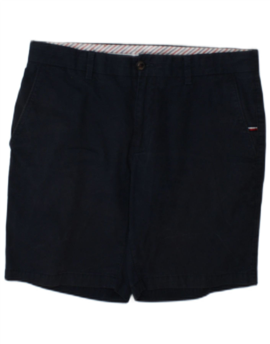 Tommy Hilfiger Herre Chino Shorts W32 Medium Navy Blue Bomuld