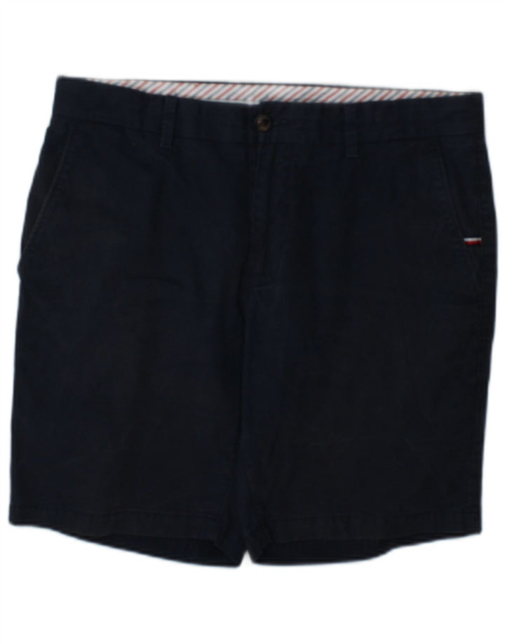 Tommy Hilfiger Herre Chino Shorts W32 Medium Navy Blue Bomuld