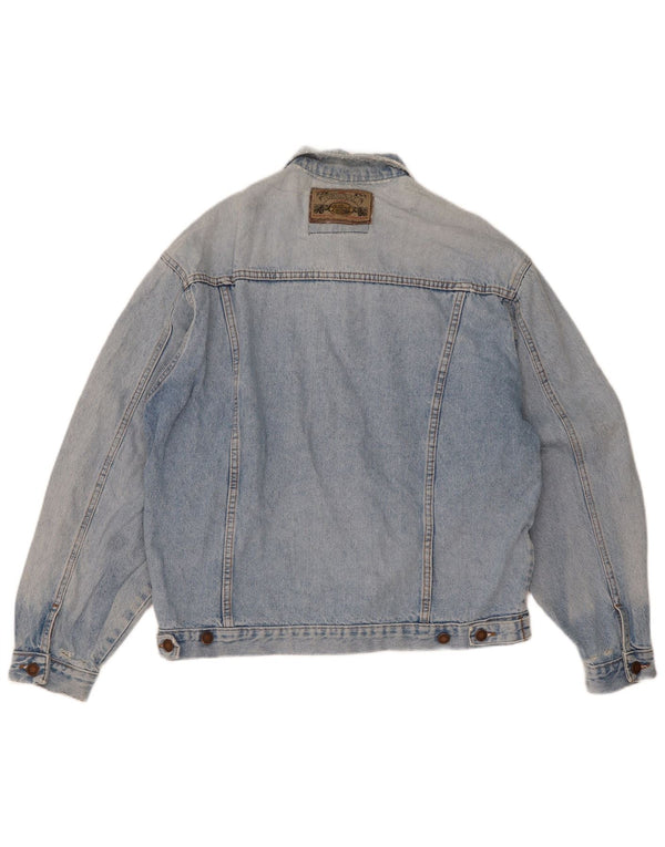 Wampum Herre denimjakke UK 38 Medium Blue