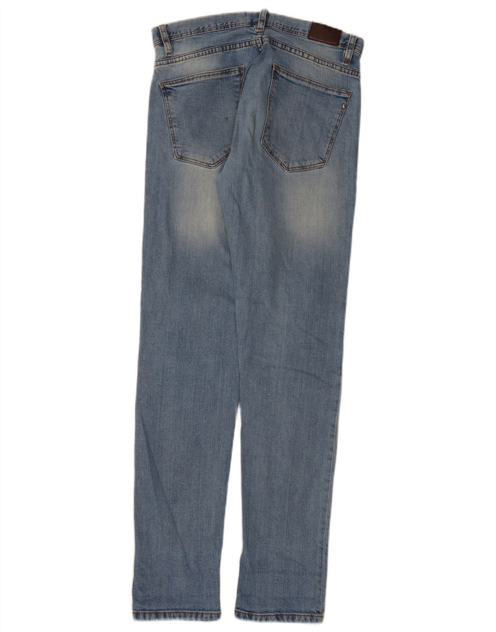 Zara Herre Slim Jeans EU 38 Small W30 L32 Blå