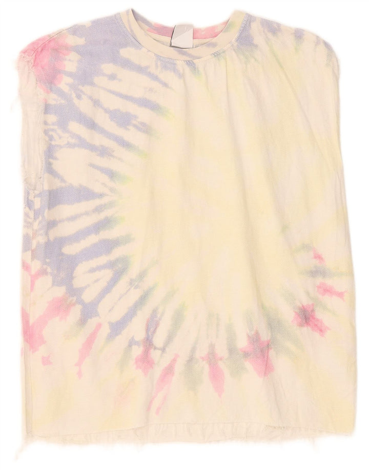 Zara Herrevest Top Lille flerfarvet Tie Dye Bomuld