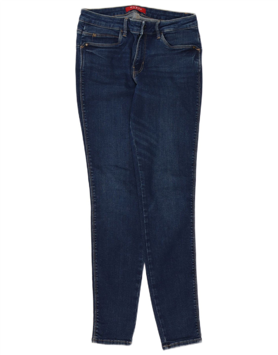 GUESS Skinny Jeans til kvinder W29 L28 Marineblå bomuld