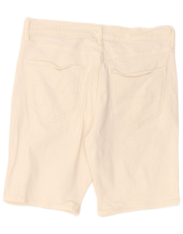 Marks & Spencer Herre denimshorts W32 Medium White Bomuld