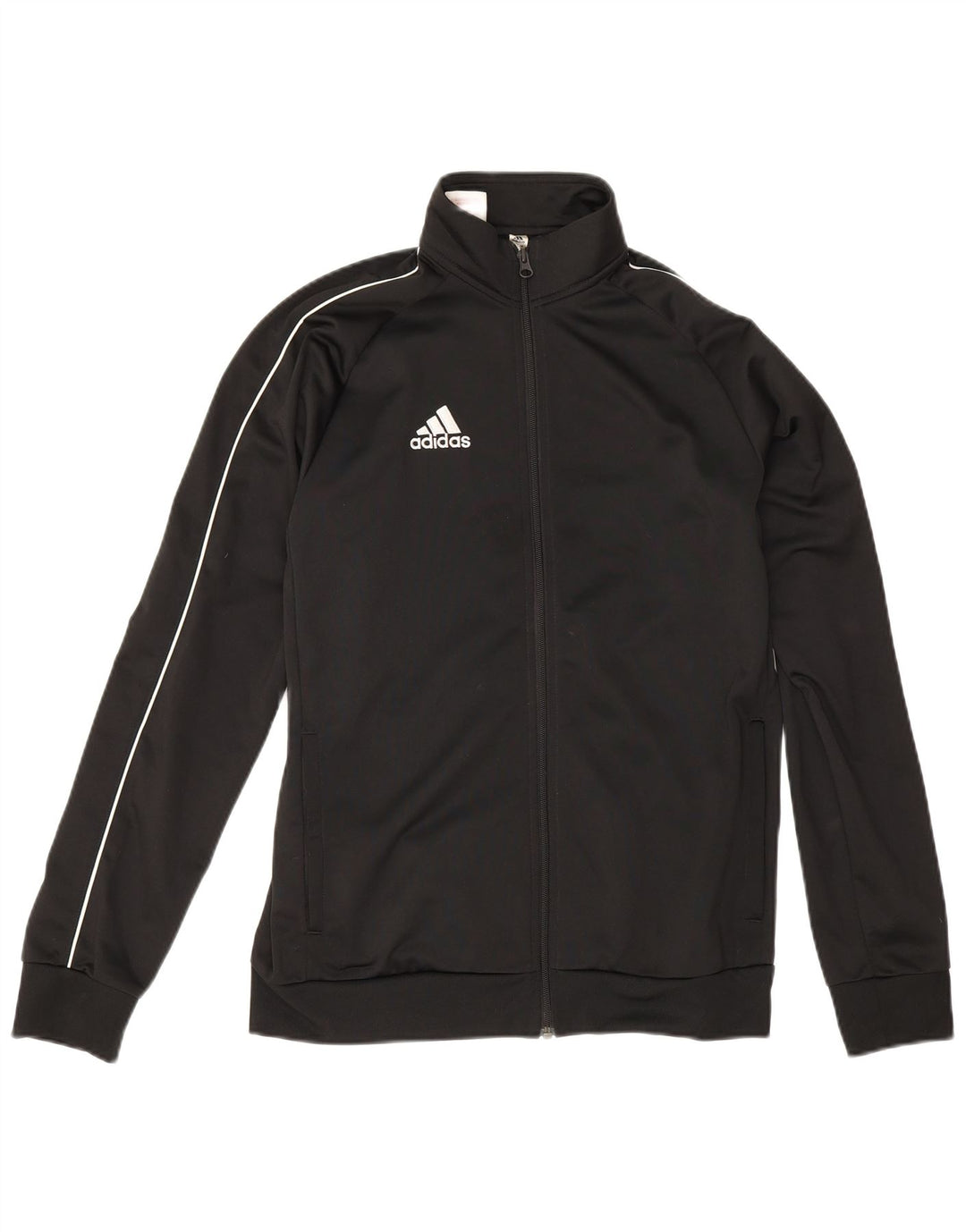 Adidas Pige Træningsdragt Topjakke 15-16 År Sort Polyester