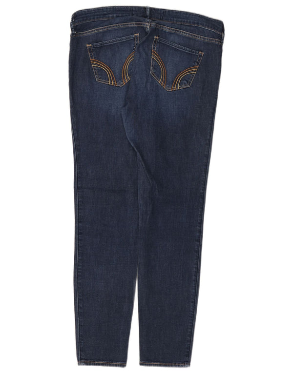 HOLLISTER Dame Legging Jeans US 9 Medium W29 L27 Blå Bomuld