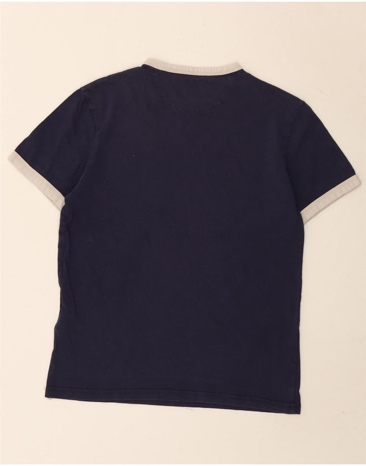 Lyle & Scott herre T-shirt top XS marineblå bomuld