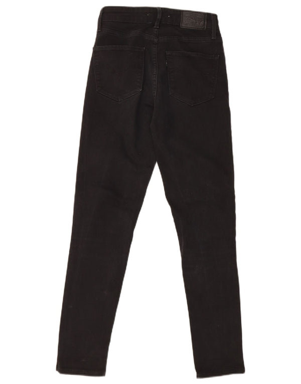 Levi's Dame 721 skinny jeans W24 L27, sort bomuld