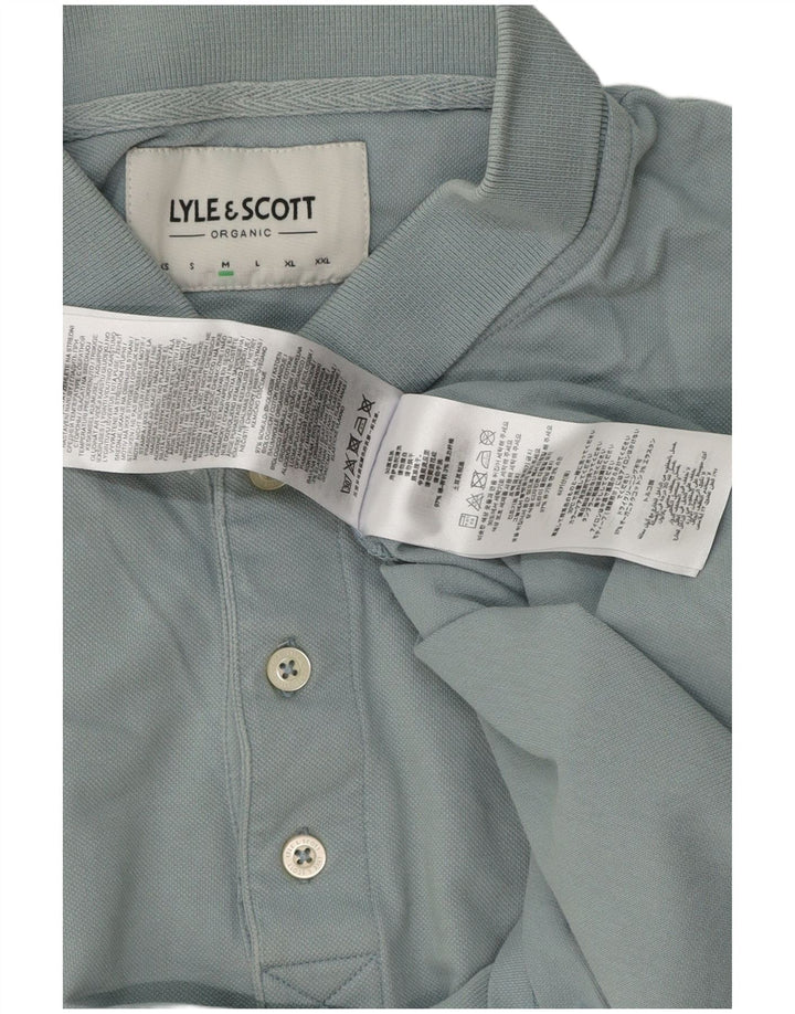 Lyle & Scott herre poloshirt mellemblå bomuld